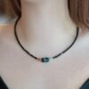 Minimalist style ancient bead clavicle necklace - 图片 2