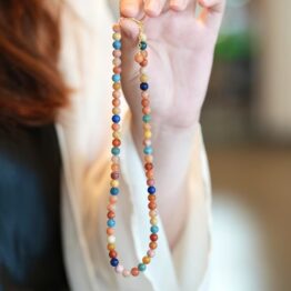 Coral Jade Clavicle Necklace Super Beautiful Candy Color