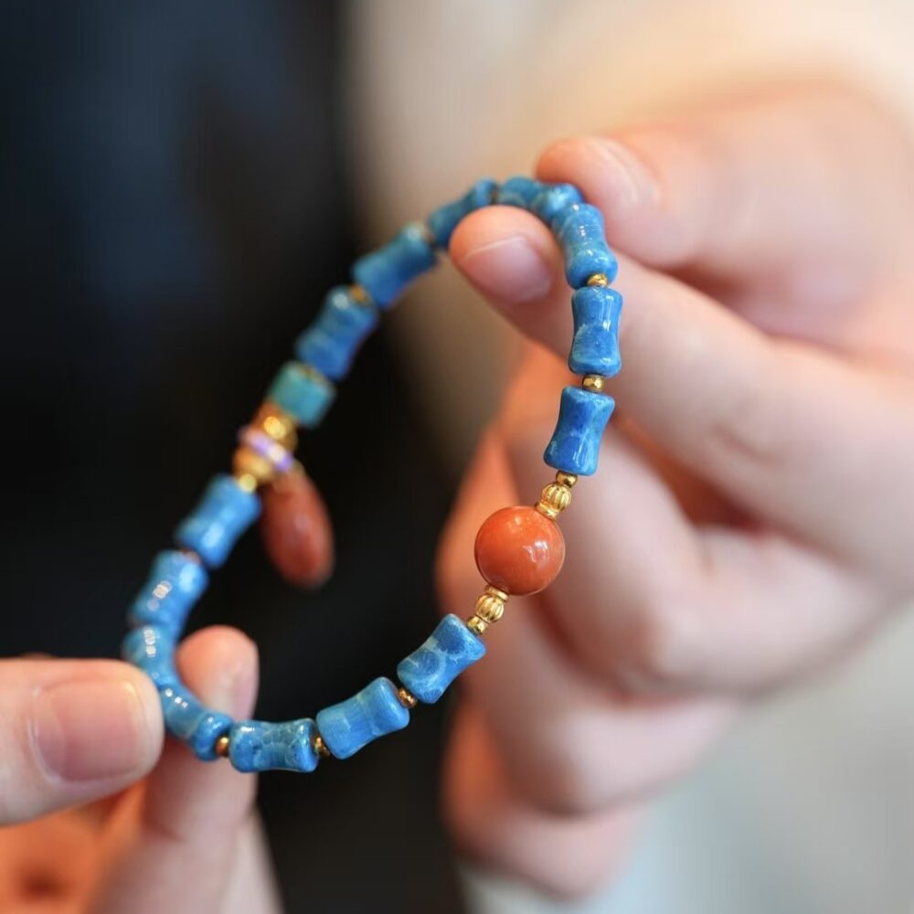 Coral Jade New Chinese Style Bracelet - 图片 2