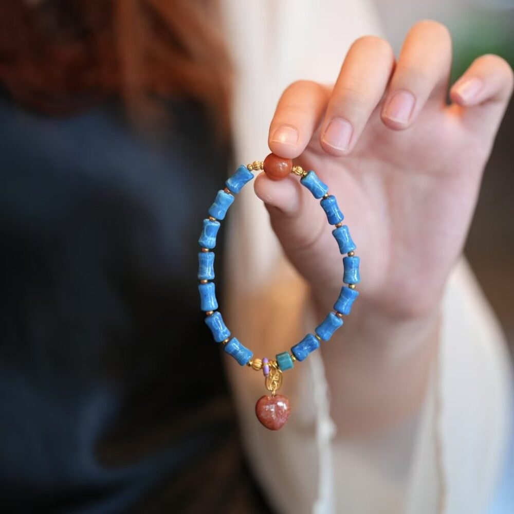 Coral Jade New Chinese Style Bracelet - 图片 4