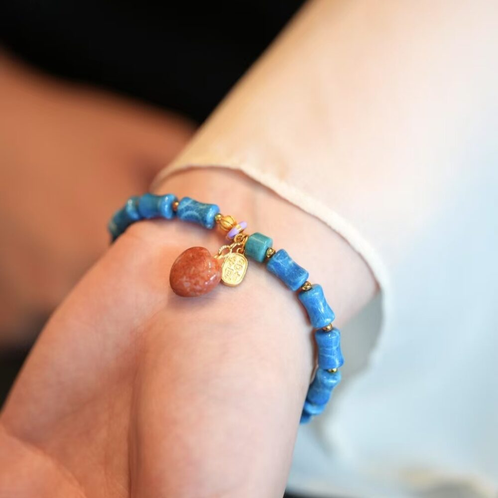 Coral Jade New Chinese Style Bracelet - 图片 5