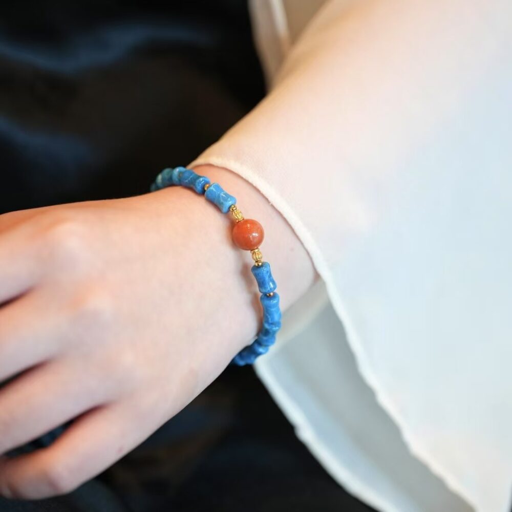 Coral Jade New Chinese Style Bracelet - 图片 6