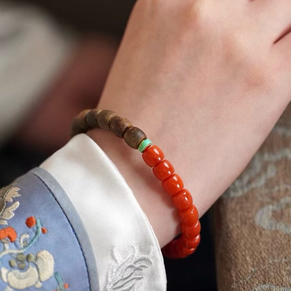Nanhong Green Pine Bracelet Design - 图片 5