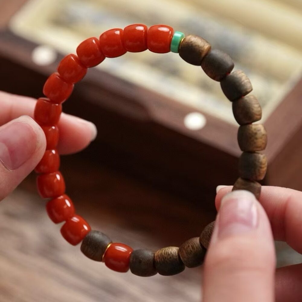 Nanhong Green Pine Bracelet Design - 图片 2