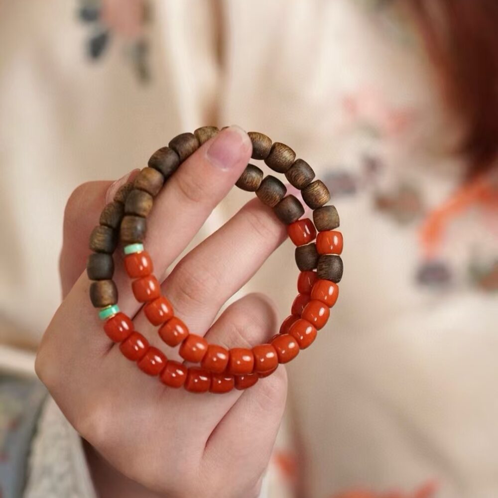 Nanhong Green Pine Bracelet Design - 图片 3