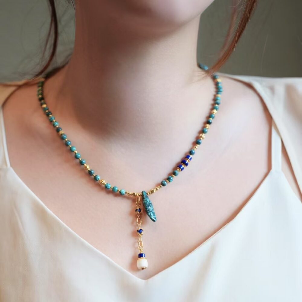 Stone Age Turquoise Necklace Design - 图片 2