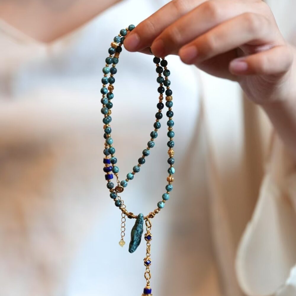 Stone Age Turquoise Necklace Design - 图片 4