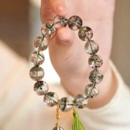 Mysterious and charming green ghost bracelet