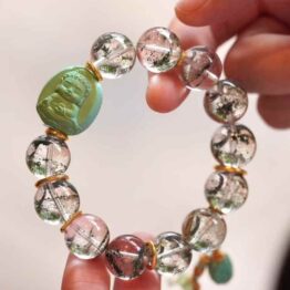 Super beautiful thousand-layer starry green ghost bracelet