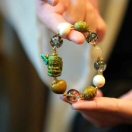 Green pine ghost multi-treasure bracelet