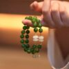 Jade spinach green bracelet - 图片 3