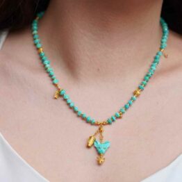 Turquoise necklace design