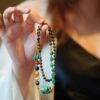High Porcelain Blue Turquoise Women's Necklace - 图片 3