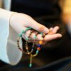 High Porcelain Blue Turquoise Women's Necklace - 图片 5