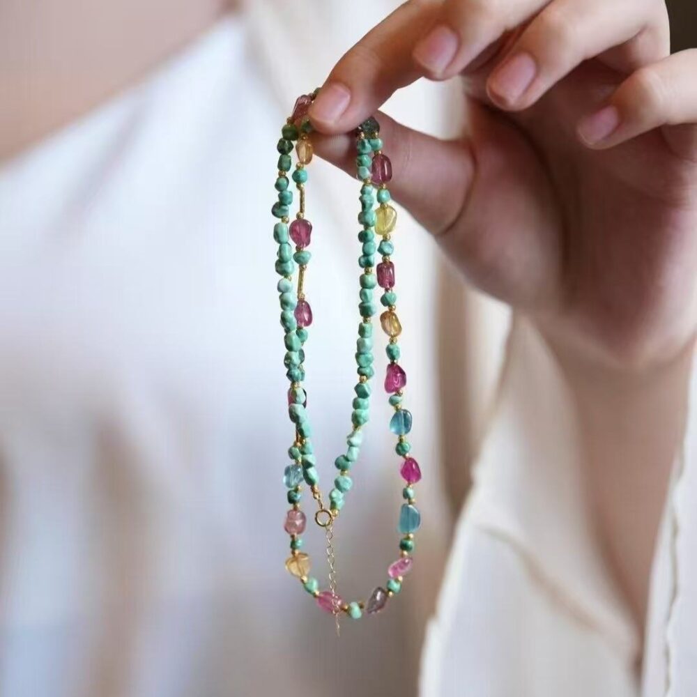 Rainbow Tourmaline Necklace - 图片 2