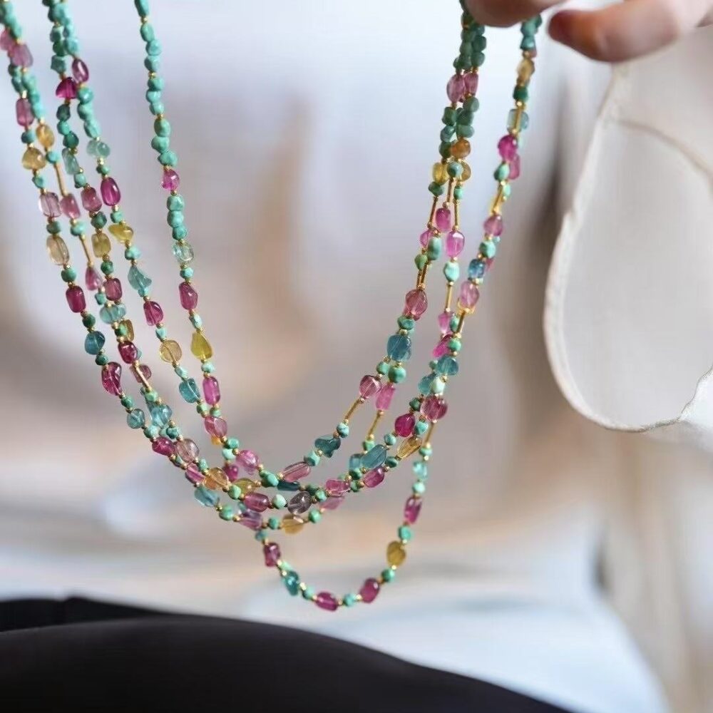 Rainbow Tourmaline Necklace - 图片 5