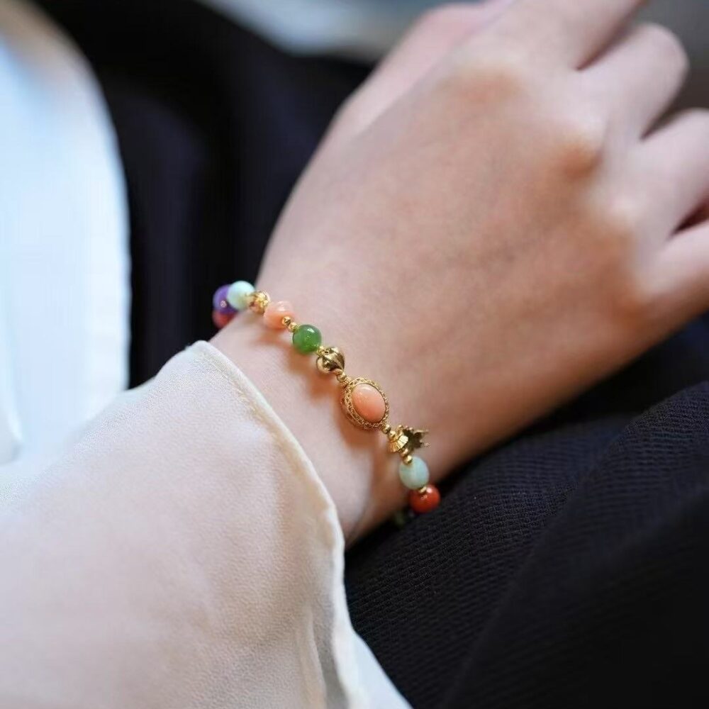 Healing candy-colored multi-treasure bracelet - 图片 2