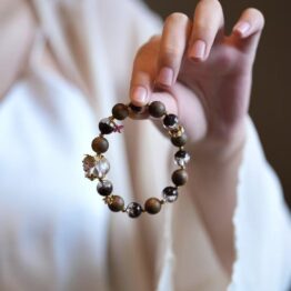 Natural Agarwood Crystal Duobao Bracelet