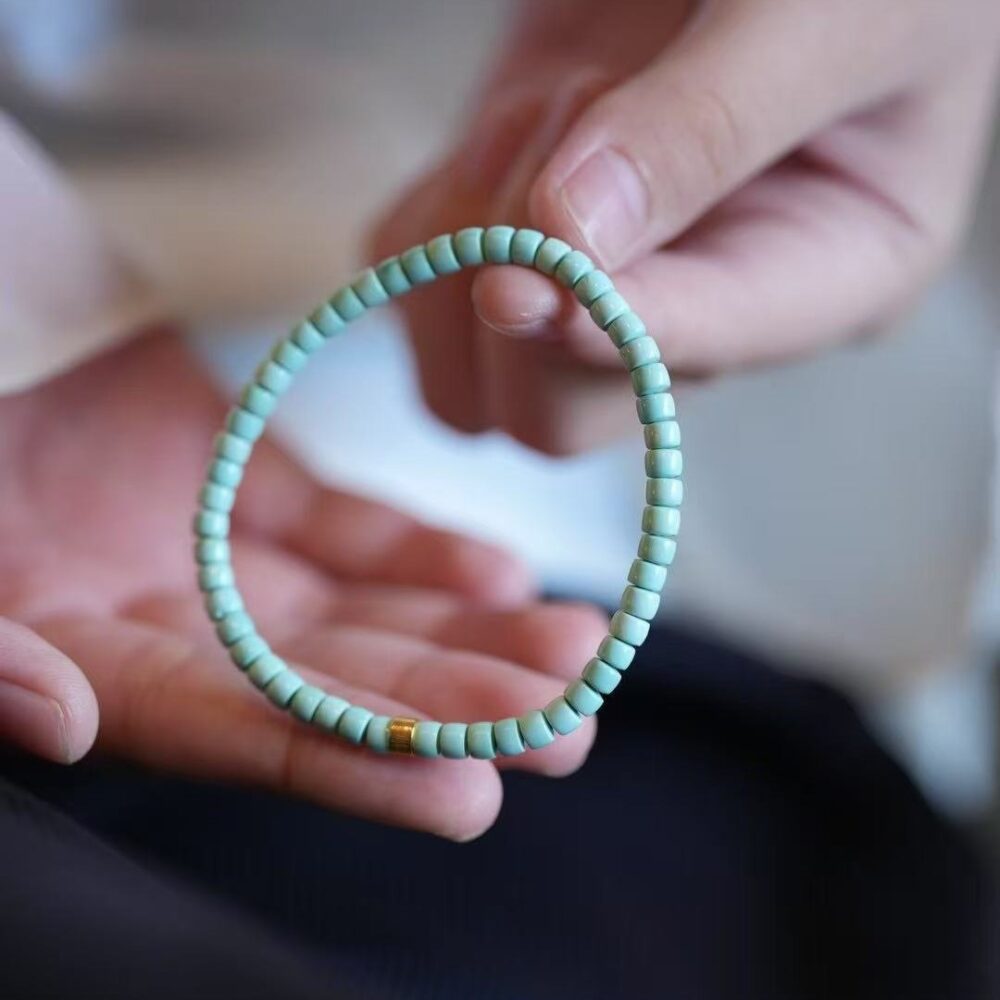 Turquoise Seiko Straight Cut Bracelet - 图片 2