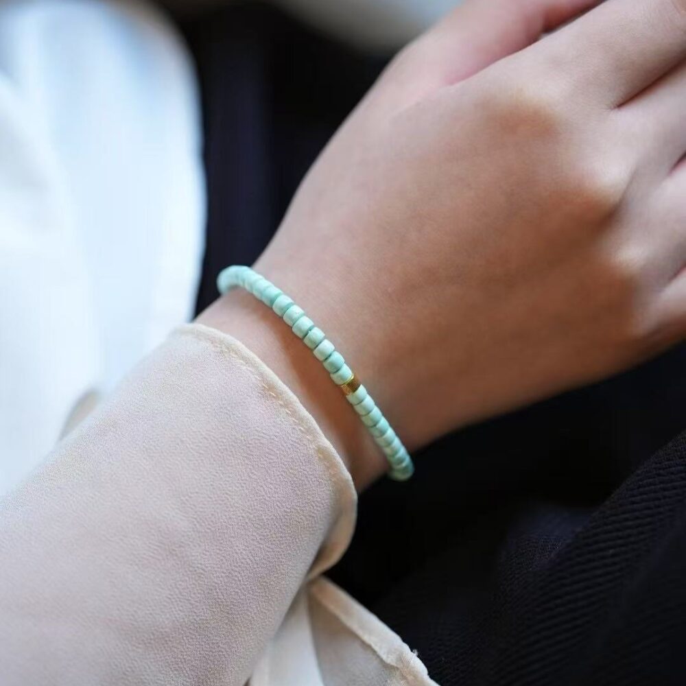 Turquoise Seiko Straight Cut Bracelet - 图片 5