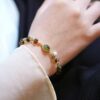 18K Gold Amber Jasper Multi-Treasure Bracelet - 图片 2