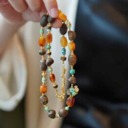 Beeswax Agarwood Necklace