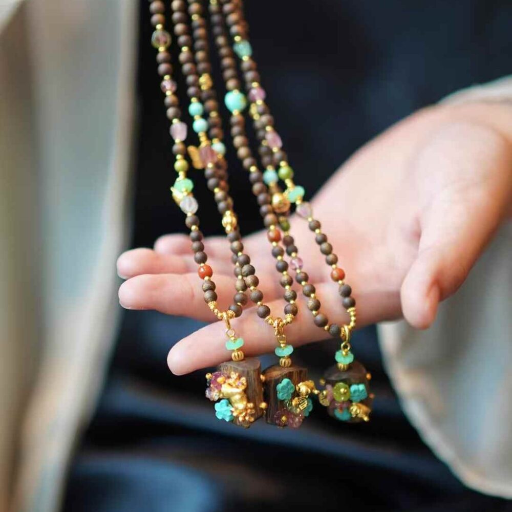 Agarwood Necklace Design - 图片 6