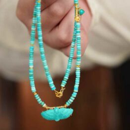 Turquoise necklace design