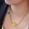 Beeswax handmade rope necklace - 图片 2