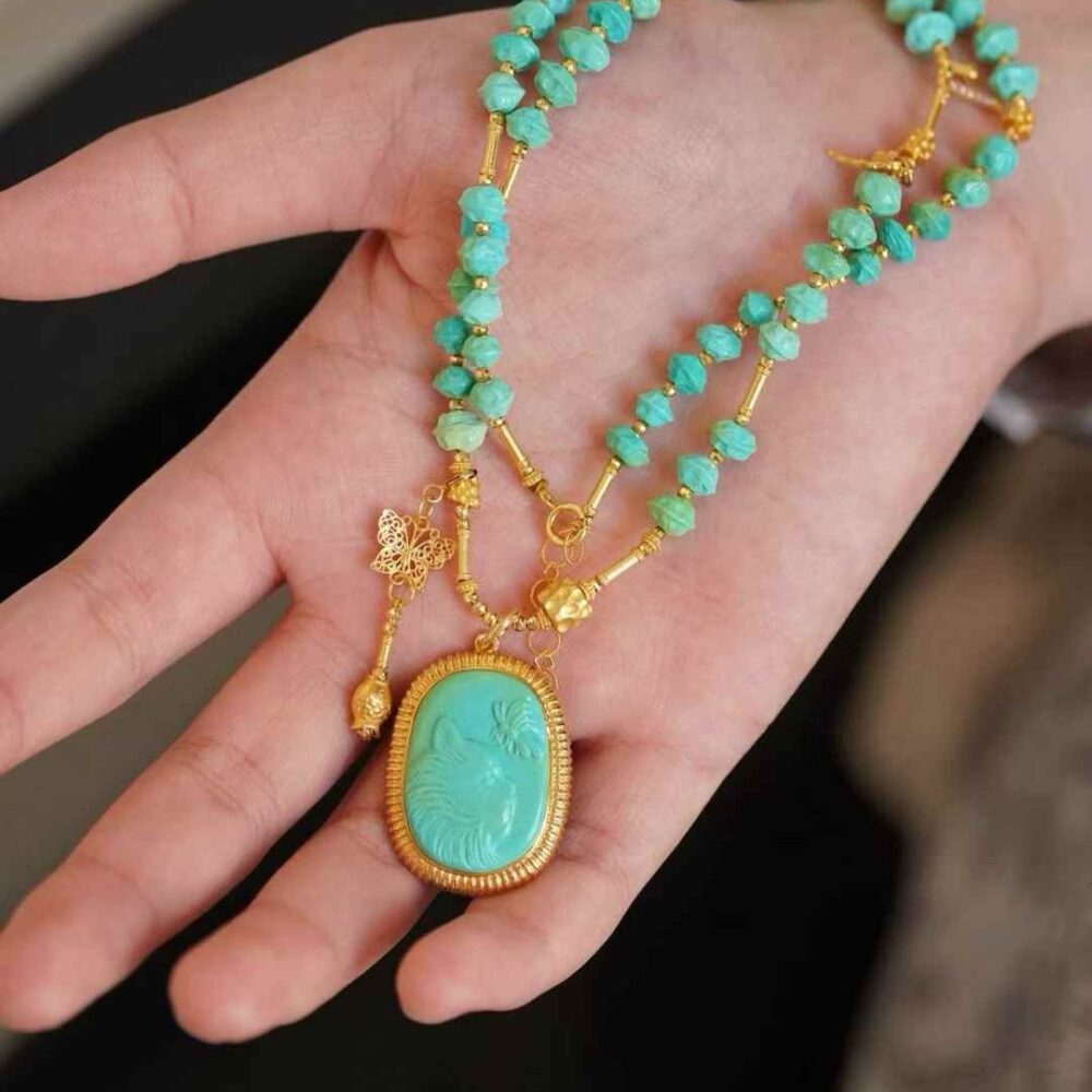 Turquoise necklace design - 图片 3