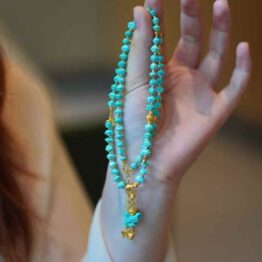 Turquoise necklace design