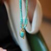 Original turquoise necklace design (shield pendant) - 图片 3