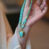 Original turquoise necklace design (shield pendant) - 图片 5